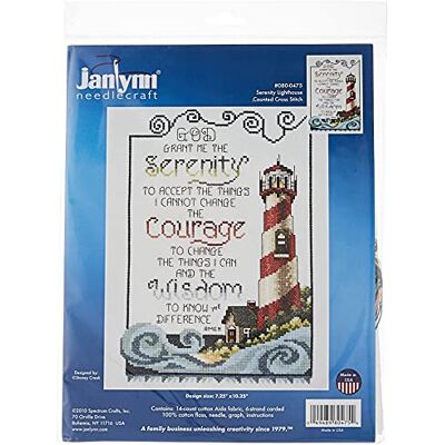 Janlynn Serenity Vuurtoren Kruissteekset - Set Janlynn Serenity Vuurtoren Kruissteekset - Set