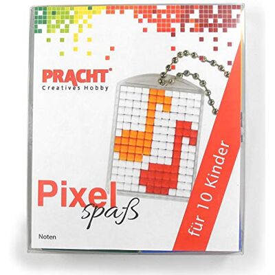 Pracht Creatives Hobby Pixel P90058-14501 Leuke knutselset Notities voor kinderen met 10 medaillons om te pixelen, eenvoudig insteeksysteem zonder strijken en lijmen, voor kleuterschool, verjaardag en vrije tijd Pracht Creatives Hobby Pixel P90058-14501 Leuke knutselset Notities voor kinderen met 10 medaillons om te pixelen, eenvoudig insteeksysteem zonder strijken en lijmen, voor kleuterschool, verjaardag en vrije tijd