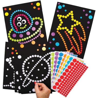 Baker Ross AX175 Kerstmis Sticker Decoraties Voor Kinderen- Pack Van 8, Sticker Sets Voor Kinderen Om Te Versieren En Te Personaliseren Voor Feestelijke Kunstprojecten En Kerstavondactiviteiten Baker Ross AX175 Kerstmis Sticker Decoraties Voor Kinderen- Pack Van 8, Sticker Sets Voor Kinderen Om Te Versieren En Te Personaliseren Voor Feestelijke Kunstprojecten En Kerstavondactiviteiten