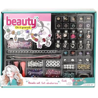 COLORBABY Beauty Kit voor het maken van armbanden, kralen- en bedelset, personaliseerbare sieraden met kralen, creatief cadeau, doe-het-zelf, speelgoed, meisjes, 3 jaar, sieradensets voor kinderen COLORBABY Beauty Kit voor het maken van armbanden, kralen- en bedelset, personaliseerbare sieraden met kralen, creatief cadeau, doe-het-zelf, speelgoed, meisjes, 3 jaar, sieradensets voor kinderen