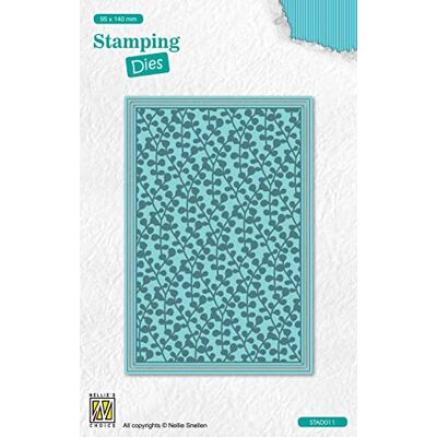 Nellie's Choice STAD011 Stanssjabloon met reliëftakken, snijden 9,5 x 14 cm, 1 stuk stansvormkaarten knutselen, knutselen, scrapbooking, Kerstmis en doe-het-zelf scrapbook-accessoires, blauw, 95 x 140 Nellie's Choice STAD011 Stanssjabloon met reliëftakken, snijden 9,5 x 14 cm, 1 stuk stansvormkaarten knutselen, knutselen, scrapbooking, Kerstmis en doe-het-zelf scrapbook-accessoires, blauw, 95 x 140