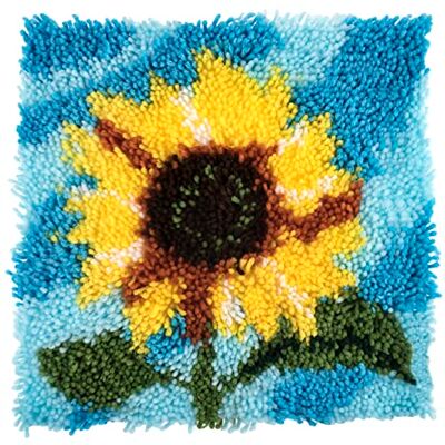 Trimits Haakset met sluiting, Zonnebloem, 30 x 30 cm GCK098 Trimits Haakset met sluiting, Zonnebloem, 30 x 30 cm GCK098
