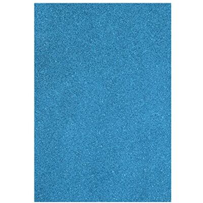Creative schuim 2 mm A4 10 stuks glitter lichtblauw Creative schuim 2 mm A4 10 stuks glitter lichtblauw