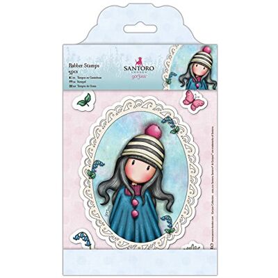 docrafts GOR907220 Santoro Gorjuss rubberen stempel, pom, rubber, meerkleurig, 23,7 x 13,5 x 0,9 cm docrafts GOR907220 Santoro Gorjuss rubberen stempel, pom, rubber, meerkleurig, 23,7 x 13,5 x 0,9 cm
