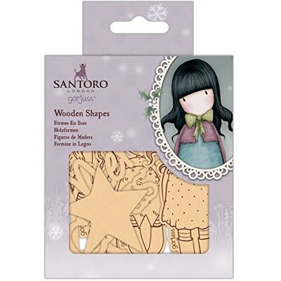 GORJUSS Santoro GOR 174900 Scrapbooking-stempel, natuurlijk, eenheidsmaat GORJUSS Santoro GOR 174900 Scrapbooking-stempel, natuurlijk, eenheidsmaat