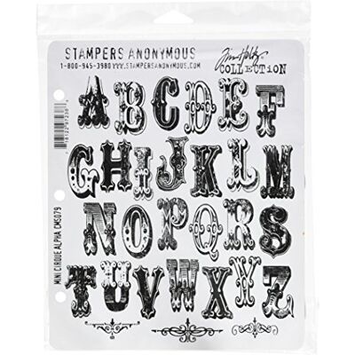 Stampers Anonymous - Mini Cirque Alpha - 17.8 x 21.3 cm - - Stempel Stampers Anonymous - Mini Cirque Alpha - 17.8 x 21.3 cm - - Stempel