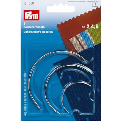 Prym Gestoffeerde naalden gebogen ST 2,4,5 zilverkleurig Prym Gestoffeerde naalden gebogen ST 2,4,5 zilverkleurig