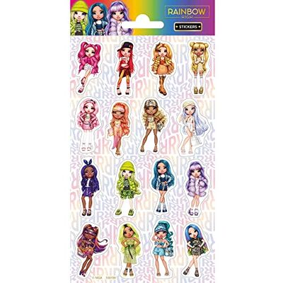TM Essentials Rainbow High Glitter stickers, 10 x 20 cm TM Essentials Rainbow High Glitter stickers, 10 x 20 cm