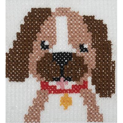 Trimits Hond Kruissteekset - Leer Kruissteek Trimits Hond Kruissteekset - Leer Kruissteek
