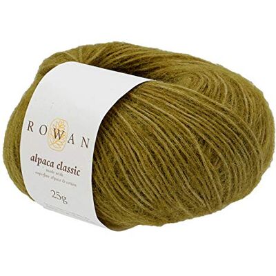 Rowan 9802214-00111 Breigaren, 57% alpaca, 43% katoen, Green Moss, 6,4 cm x 6,4 cm x 11 cm Rowan 9802214-00111 Breigaren, 57% alpaca, 43% katoen, Green Moss, 6,4 cm x 6,4 cm x 11 cm