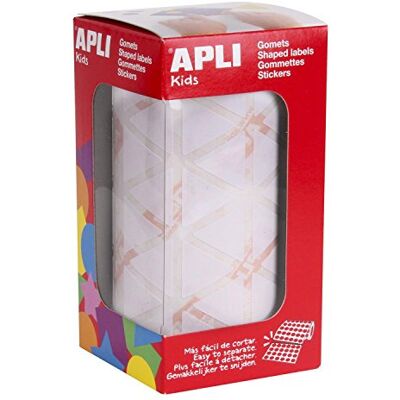 APLI Kids 11906 Driehoekige rubberen rol 20 mm wit APLI Kids 11906 Driehoekige rubberen rol 20 mm wit