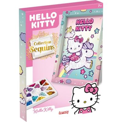 Lansay Collection Sequins Hello Kitty Creatief Werk Vanaf 7 Jaar Kawaii Knutselset Lijst, Piepschuimplaat en Spelden Vrije Tijd zonder Scherm Om op te Hangen of Neer te Zetten Lansay Collection Sequins Hello Kitty Creatief Werk Vanaf 7 Jaar Kawaii Knutselset Lijst, Piepschuimplaat en Spelden Vrije Tijd zonder Scherm Om op te Hangen of Neer te Zetten