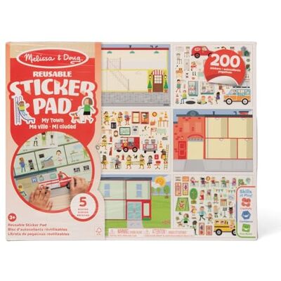 Melissa & Doug – Herbruikbaar stickerboek – Mijn stad – 200 stickers Melissa & Doug – Herbruikbaar stickerboek – Mijn stad – 200 stickers