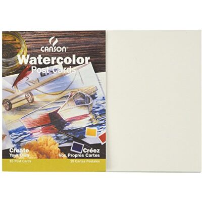 Canson Aquarel ansichtkaarten, 5 x 7 door Canson Aquarel ansichtkaarten, 5 x 7 door