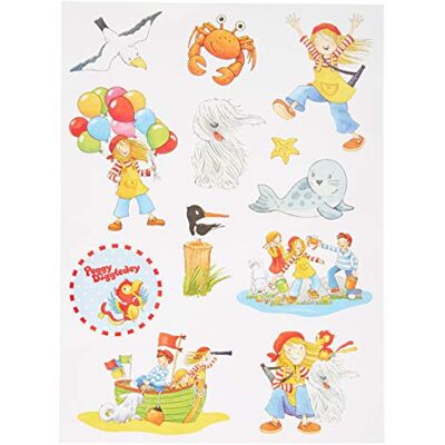 Goki 60765 stickers, Peggy Diggledey, meerkleurig Goki 60765 stickers, Peggy Diggledey, meerkleurig