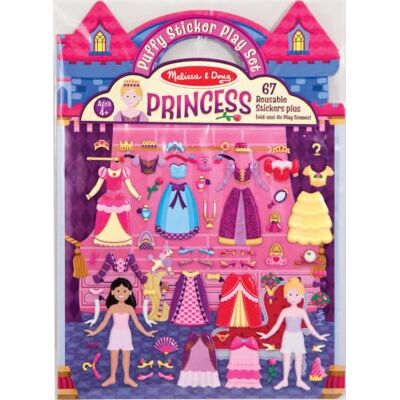 Melissa & Doug Puffy Sticker Play Set-Princess 67 Stickers Melissa & Doug Puffy Sticker Play Set-Princess 67 Stickers
