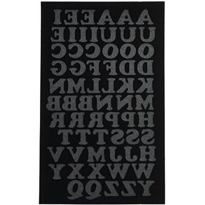 Dritz Iron-on letters om op te strijken, zwart, 3/4 inch Dritz Iron-on letters om op te strijken, zwart, 3/4 inch