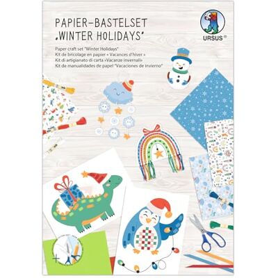 Ludwig Bähr Ursus Kinderknutsel Papier Set - Winter Holidays Ludwig Bähr Ursus Kinderknutsel Papier Set - Winter Holidays