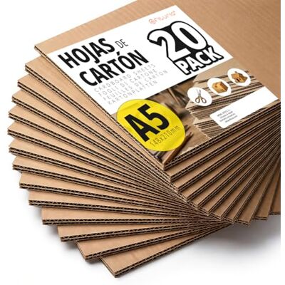 OFITURIA hard karton, karton voor creatieve hobby's en architectuurprojecten, verpakking en bescherming van verzending, dikte 1-2 mm, A5-formaat (148 x 210 mm), 20 stuks (A5, 20 stuks) OFITURIA hard karton, karton voor creatieve hobby's en architectuurprojecten, verpakking en bescherming van verzending, dikte 1-2 mm, A5-formaat (148 x 210 mm), 20 stuks (A5, 20 stuks)