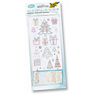 folia 1431 Crystal Sticker Winter hoogwaardige stickers met gestippelde glittermotieven folia 1431 Crystal Sticker Winter hoogwaardige stickers met gestippelde glittermotieven