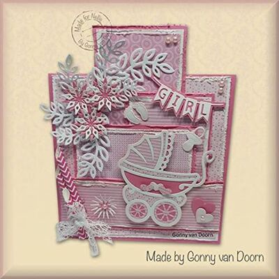 Nellie's Choice Snijwagenvorm stans 7,5 x 8 cm-benodigdheden voor het maken van kaarten metalen matrijzen voor scrapbooking, doe-het-zelf en papierambachten, geel, 75 x 80 mm Nellie's Choice Snijwagenvorm stans 7,5 x 8 cm-benodigdheden voor het maken van kaarten metalen matrijzen voor scrapbooking, doe-het-zelf en papierambachten, geel, 75 x 80 mm