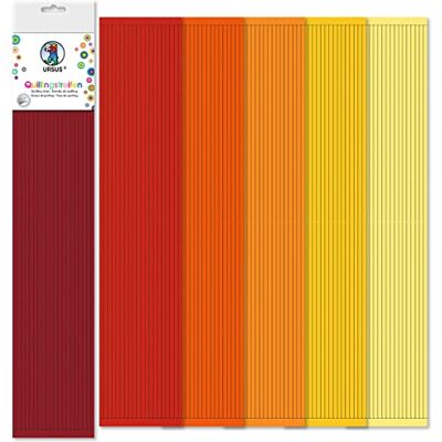 Ursus Model 57510003 - Rood/oranje quillingpapier set Ursus Model 57510003 - Rood/oranje quillingpapier set