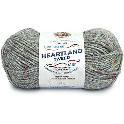 Garen Lion Brand Lion Brand Heartland Mount Rainier Tweed - Garen Garen Lion Brand Lion Brand Heartland Mount Rainier Tweed - Garen