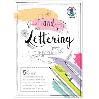 Ursus 2499 92 99 Handletteringpapier "Structure", 54 vellen DIN A5, 220 g/m² briefkaartkarton in 27 kleuren, knutselpapier voor persoonlijke creaties, DIY & decoratie Ursus 2499 92 99 Handletteringpapier "Structure", 54 vellen DIN A5, 220 g/m² briefkaartkarton in 27 kleuren, knutselpapier voor persoonlijke creaties, DIY & decoratie
