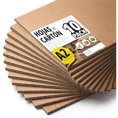 OFITURIA Hard karton, karton voor creatieve hobby's en architectuurprojecten, verpakking en bescherming van verzending, dikte 1 tot 2 mm, A2-formaat (420 x 594 mm), 10 stuks (A2, 10 stuks) OFITURIA Hard karton, karton voor creatieve hobby's en architectuurprojecten, verpakking en bescherming van verzending, dikte 1 tot 2 mm, A2-formaat (420 x 594 mm), 10 stuks (A2, 10 stuks)