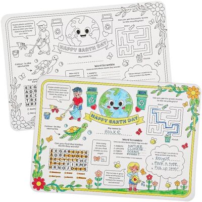 Baker Ross FN392 Earth Day Kleurplaten Pak van 6, Kleurplaten voor kinderen, Activiteiten voor kinderen Baker Ross FN392 Earth Day Kleurplaten Pak van 6, Kleurplaten voor kinderen, Activiteiten voor kinderen