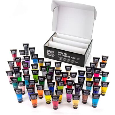 Liquitex BASICS 60 buis acrylverfset, 22 ml (8 oz) Amazon Exclusive Liquitex BASICS 60 buis acrylverfset, 22 ml (8 oz) Amazon Exclusive