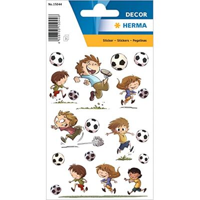 HERMA 15044 Stickers voetbal klein groot, 27 stuks, sportstickers met grappig voetbalmotief, kinderetiketten voor fotoalbum, dagboek, poëziealbum, scrapbooking, verjaardag, decoratie, brieven, HERMA 15044 Stickers voetbal klein groot, 27 stuks, sportstickers met grappig voetbalmotief, kinderetiketten voor fotoalbum, dagboek, poëziealbum, scrapbooking, verjaardag, decoratie, brieven,