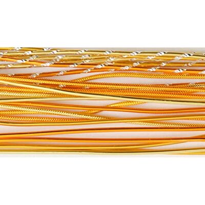 Creative Aluminiumdraad Set van 27 Stuks van 40 cm x 2 mm Goud Flexibel Alu Draad voor Sieraden Maken, Hobby en Knutselen Creative Aluminiumdraad Set van 27 Stuks van 40 cm x 2 mm Goud Flexibel Alu Draad voor Sieraden Maken, Hobby en Knutselen