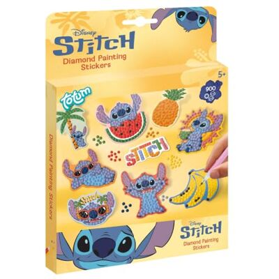 Totum STITCH Diamond Paint Stickerset Met meer dan 900 kleurrijke lijmstenen in 10 kleuren, 9 magneten om vorm te geven, creatieve diamond painting-set Totum STITCH Diamond Paint Stickerset Met meer dan 900 kleurrijke lijmstenen in 10 kleuren, 9 magneten om vorm te geven, creatieve diamond painting-set