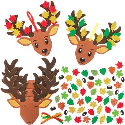 Baker Ross FN302 Mix en Match Decoratiesets met bladerherten Set van 5, Herfst Knutselen voor Kinderen, Herfstdecoraties Baker Ross FN302 Mix en Match Decoratiesets met bladerherten Set van 5, Herfst Knutselen voor Kinderen, Herfstdecoraties