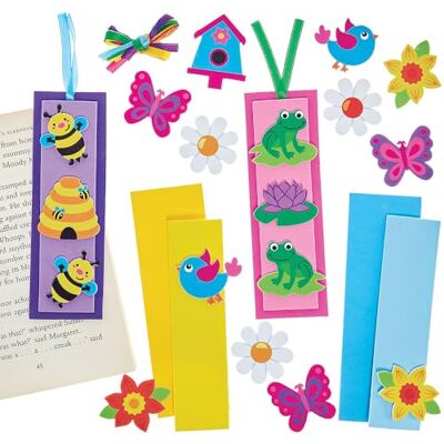 Baker Ross FN384 Boekenlegger voor de lente Set van 6, Boekenlegger maken voor kinderen, Wereld Boeken Dag Knutselen Baker Ross FN384 Boekenlegger voor de lente Set van 6, Boekenlegger maken voor kinderen, Wereld Boeken Dag Knutselen
