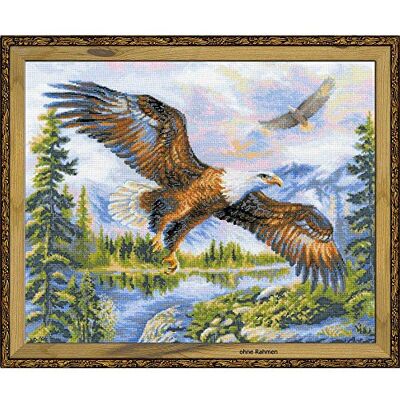 Riolis Telkens kruissteek set - 19,75"X15,75" - Gratis (14 Count) Riolis Telkens kruissteek set - 19,75"X15,75" - Gratis (14 Count)