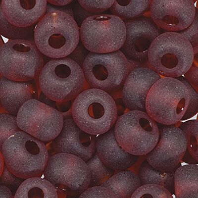 efco 1023779 5,5 mm 17 g Indianenkralen mat transparant, bruin efco 1023779 5,5 mm 17 g Indianenkralen mat transparant, bruin