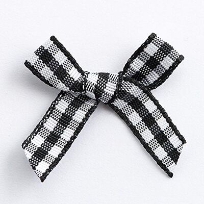 Italian Options Zwart 3cm Gingham geruite lint strikken (100 stuks) Italian Options Zwart 3cm Gingham geruite lint strikken (100 stuks)