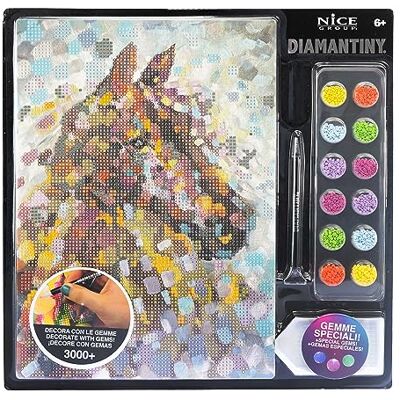 DIAMANTINY Level Up-Animals Paintings-Horse Paard Diamond Painting, A4, 96341 DIAMANTINY Level Up-Animals Paintings-Horse Paard Diamond Painting, A4, 96341