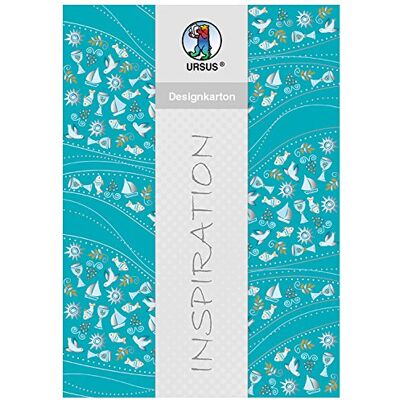 Ursus Petrol Knutselpapier - Dubbelzijdig met zilveren folie - 200g/m² Ursus Petrol Knutselpapier - Dubbelzijdig met zilveren folie - 200g/m²