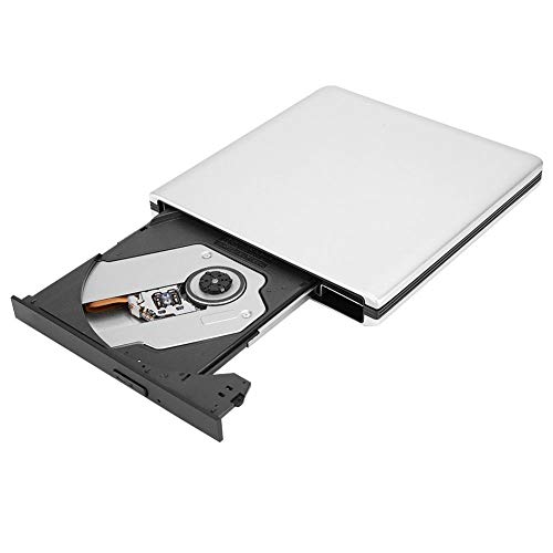 CCYLEZ Blu Ray Externe CD DVD Drive, USB 3.0 Externe Optische Drive DVD CD BD Reader Recorder Ondersteunt afspelen, D-Blu-ray Movie Burning, Compatibel met Desktop Notebook