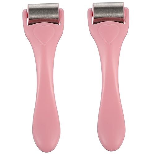 Beavorty 2Pcs Roller Ice Roller Beauty Tools Face Massager Massage Stick Roller Facial Ice Roller Gezicht Ijs Massage Roller Koude Roller Roller Draagbare Face Slim Tool Roze Ogen