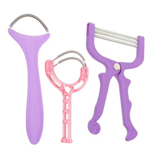 GOOHOCHY 3Pcs gezicht Removal Tool gezicht epilator Handheld Facial epilator Vrouwen Handleiding Facial epilator Draagbare Facial epilator epilators epilator voor gezicht Hair Remover Plastic Miss