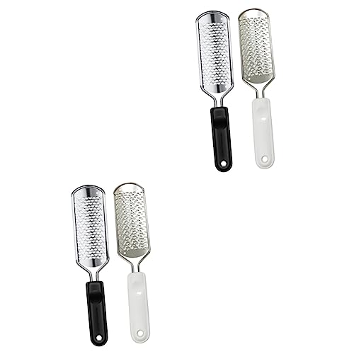 Lurrose 4 Pcs 1 Foot Grinder Accessoires Sander Tool Metalen Voet Vijl Beauty Cleaner Foot File Remover Herbruikbare Voet Slijpmachines Voet Dode Huid Slijpmachines Creatieve