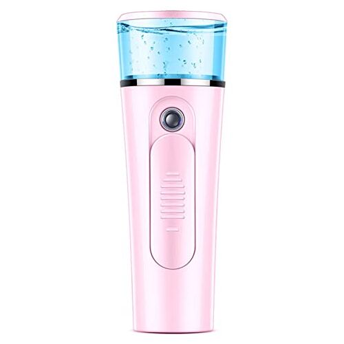 DELURA Spray Water Replenisher Hydraterende Sproeier Spray Mist Spray Machine Gezicht Hydraterende Verneveling Sproeier Draagbare Mist Sproeier/1819 (Color : Pink)