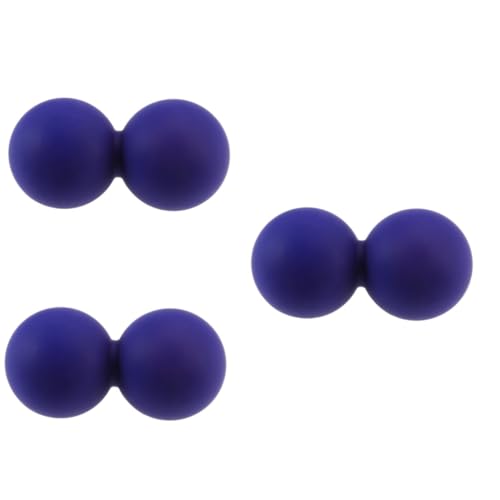 Healvian 3Pcs Foam Roller Voet Rollers Massage Spier Peanut Back Roller Foam Krulspelden Voor Haar Bal Rollers Massage Bal Yoga Roller Ballen Fitness Bal