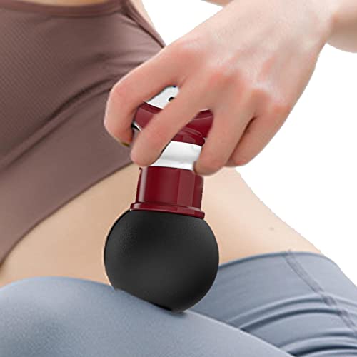 Ziurmut Elektrische Body Massager Handheld,Draagbare elektrische handmassager Tissue Massage Guns Body Massager voor atleten om spierknopen te verlichten