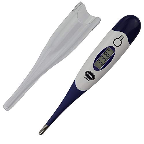 Brannan Orale thermometer Snelle en nauwkeurige digitale thermometer voor mondelinge en rectale metingen 25 gratis sondehoezen