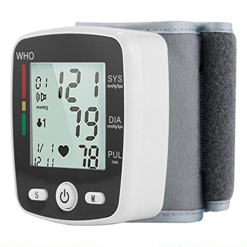 Bontannd Oplaadbare bloeddrukmeter voor de pols, automatische digitale hartslag, PR, Tonometer Sfygmomanometer, 1 stuk